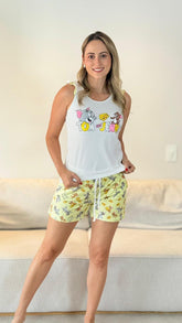 Pijama Short Blusa Bolero