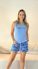 Pijama Short Blusa Manga Sisa