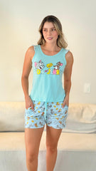 Pijama Short Blusa Bolero