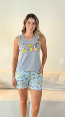 Pijama Short Blusa Bolero
